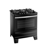 Fogão 5 Bocas Preto com Mesa de Vidro Atlas Agile Up Bivolt - 2