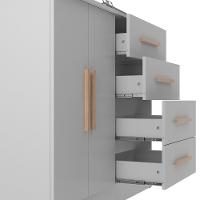 Cômoda Bariloche 2 Portas 4 Gavetas Móveis Sul