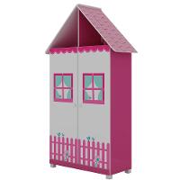 Guarda-Roupa Infantil 2 Portas 2 Gavetas Casinha Gelius - 3