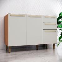 Balcão Requinte C640 120 cm 3 Portas 2 Gavetas Henn - 3