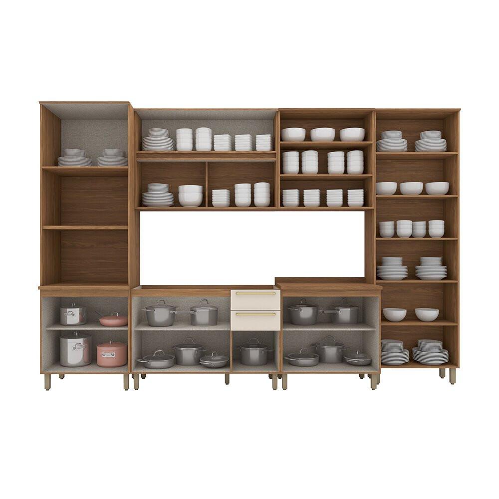 Aéreo Basculante 120cm 2 Portas Com Vidro Henn Requinte - C631 - 9