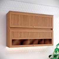 Aéreo Basculante 120cm 2 Portas Com Vidro Henn Requinte - C631 - 3