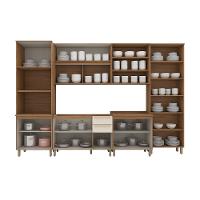 Aéreo Basculante 120cm 2 Portas Com Vidro Henn Requinte - C631 - 9