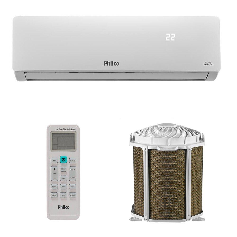 Ar-Condicionado Split 12000 BTUs Quente e Frio Philco Inverter PAC12QC - 1