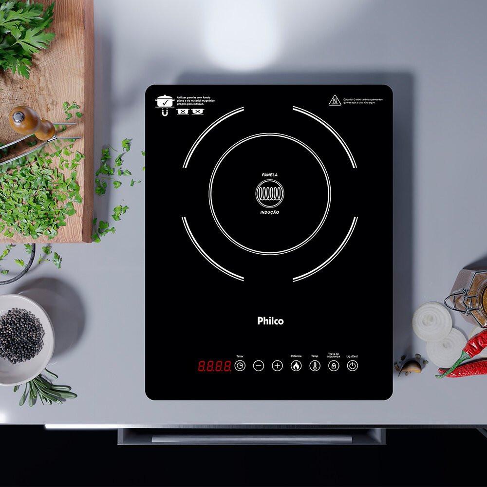 Cooktop de Indução 1 Boca Philco 10 Níveis PCT12P - 8