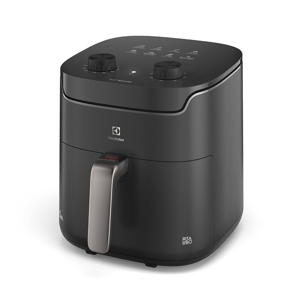 Fritadeira Air Fryer Electrolux por Rita Lobo, 5,6 Litros, Cinza, 1400 W - EAF40 - 6
