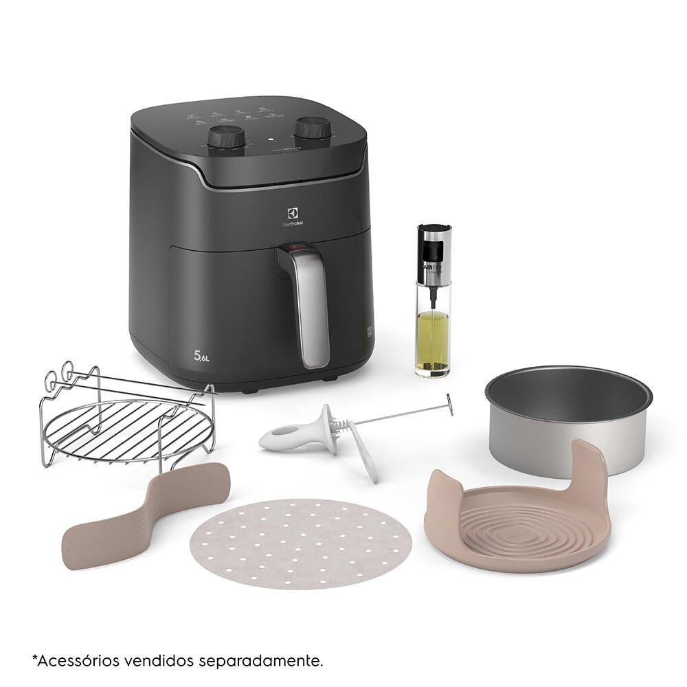 Fritadeira Air Fryer Electrolux por Rita Lobo, 5,6 Litros, Cinza, 1400 W - EAF40 - 7