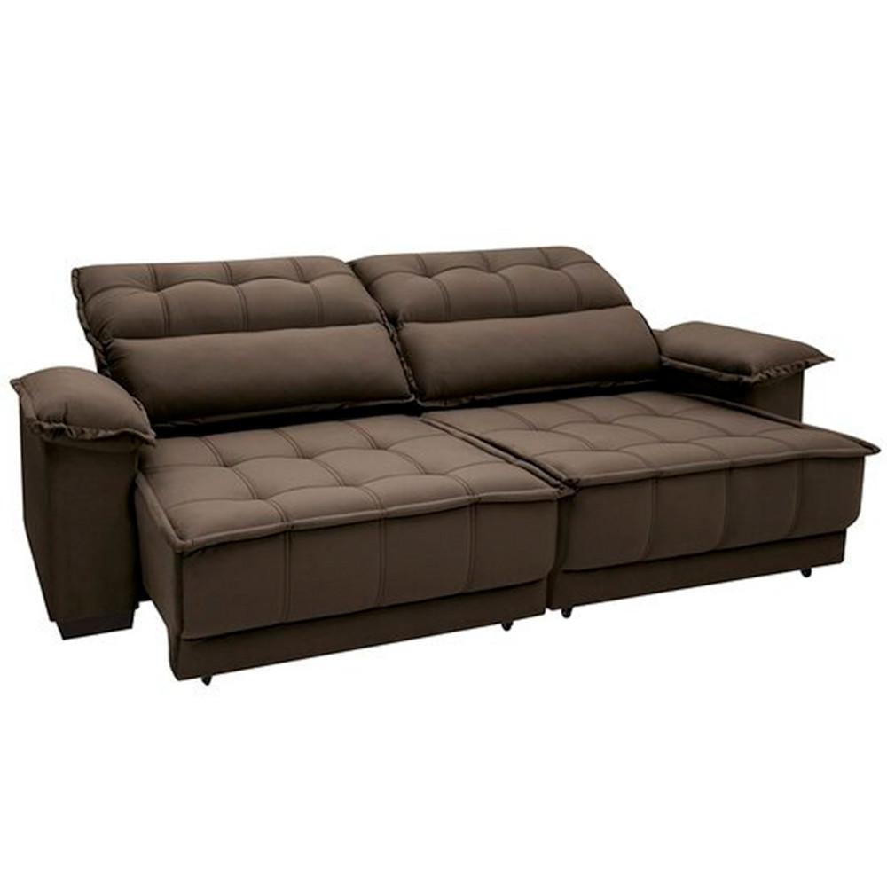 Sofá Reclinável e Retrátil 2,30m Terraza Linoforte - 3