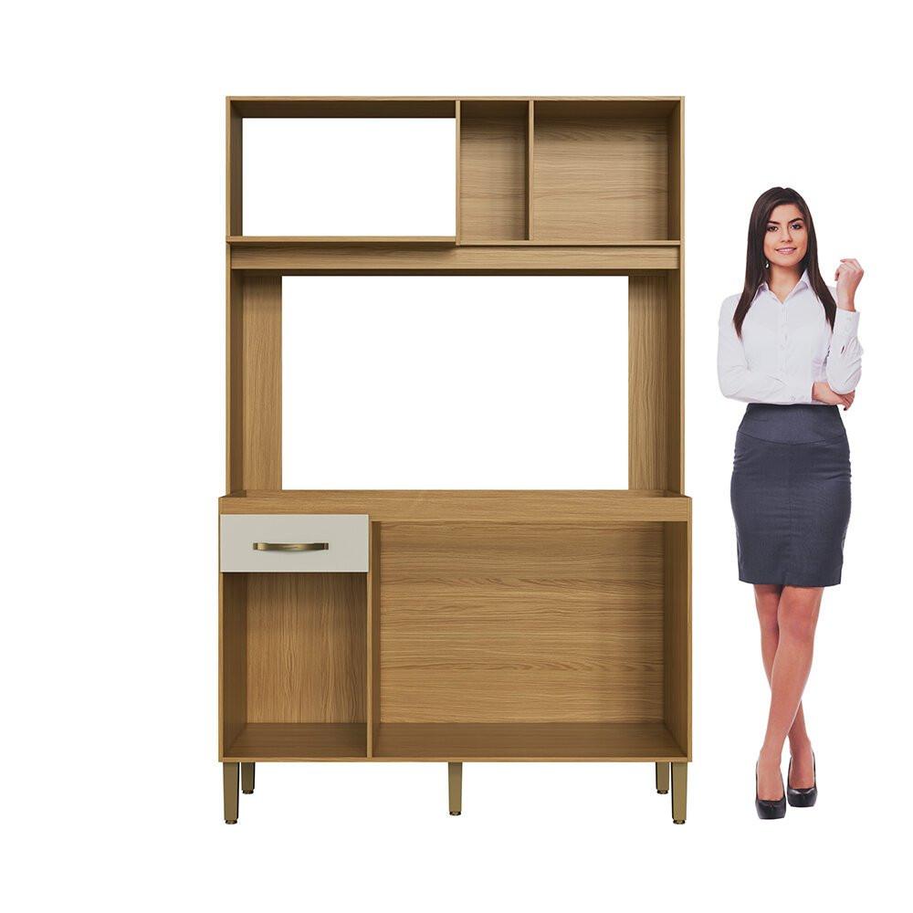 Cozinha Compacta 4 Portas 1 Gaveta CO1202 Decibal - 4