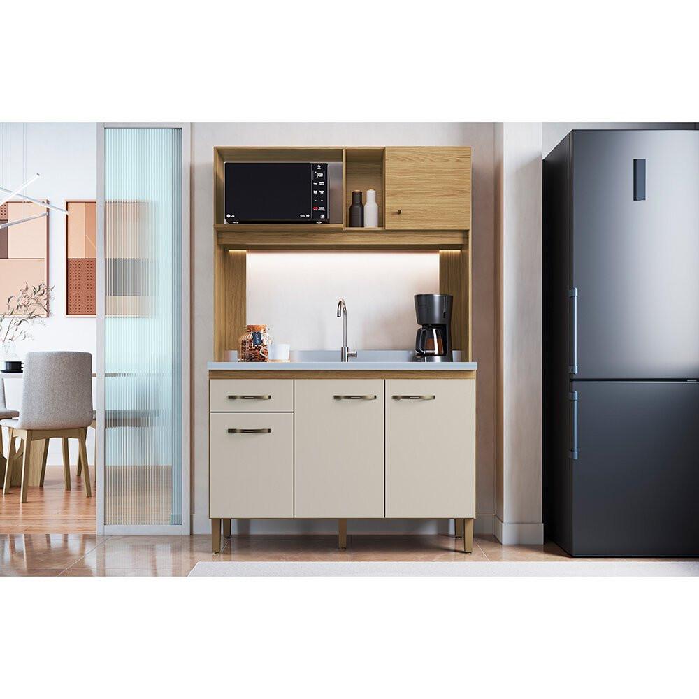 Cozinha Compacta 4 Portas 1 Gaveta CO1202 Decibal - 7