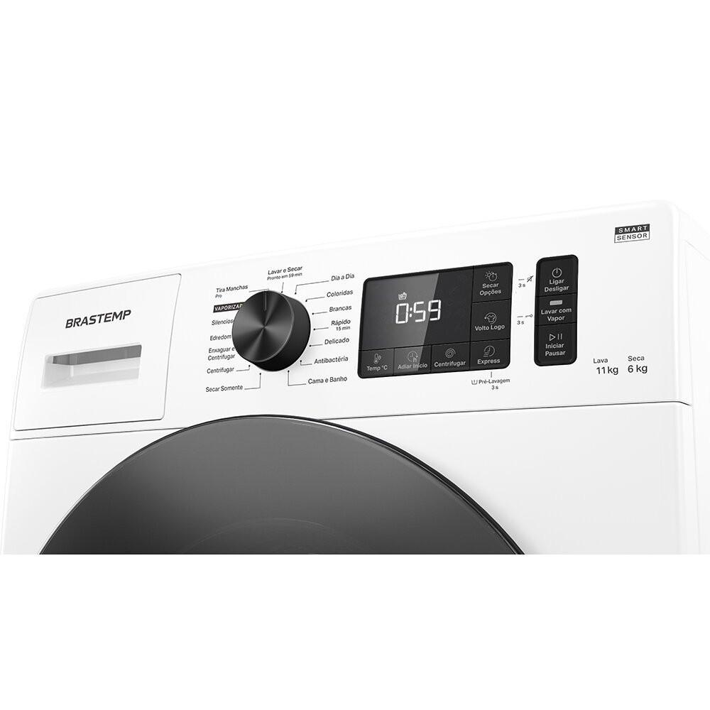 Lava e Seca Brastemp 11 kg/6 kg Branca com Smart Sensor by AI - BNO11AB - 5