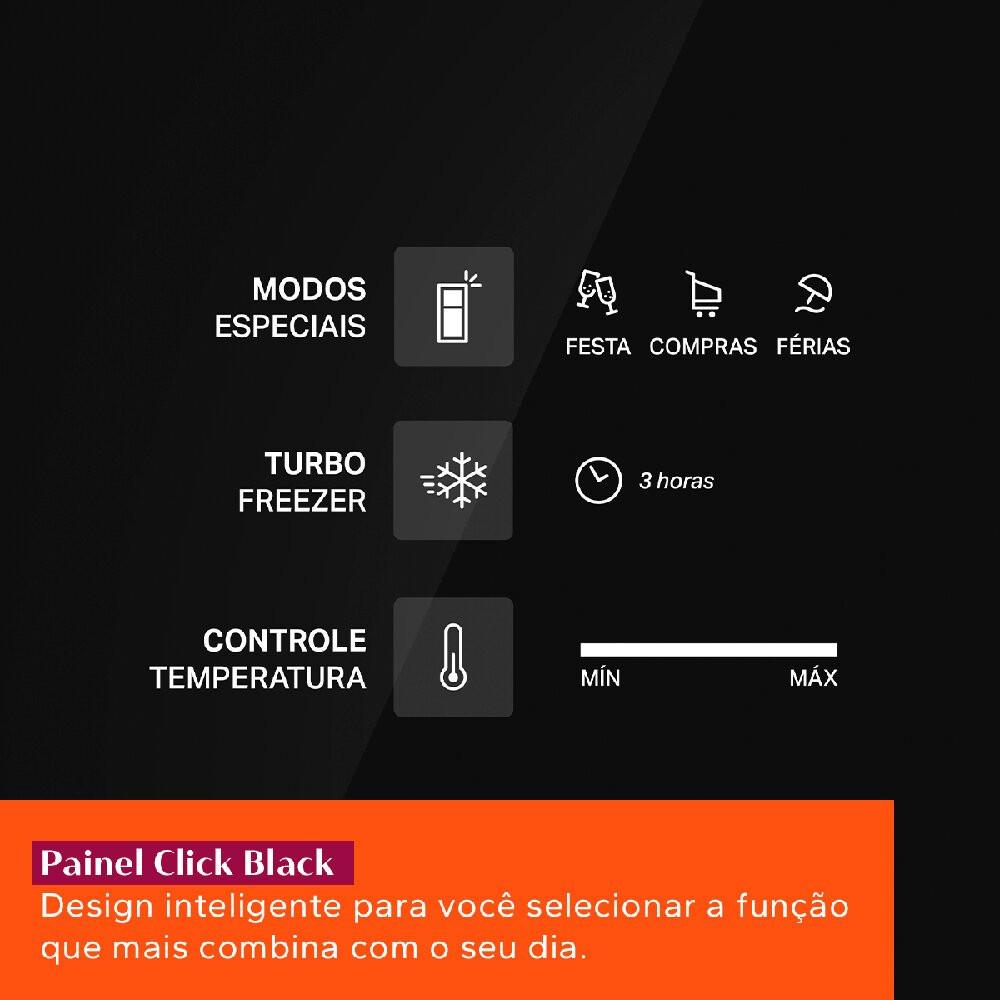 Geladeira Brastemp Frost Free Duplex 463 Litros Black Inox Fresh Box - BRM55FE - 8