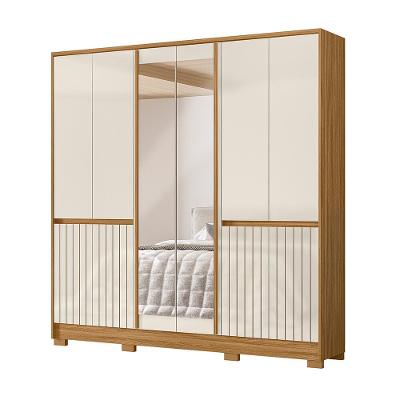 Guarda-Roupa 10 Portas 4 Gavetas com Espelho Moval Alasca