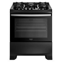 Fogão a Gás 5 Bocas Dako Novo Supreme Glass Mesa de Vidro Tripla Chama - 1