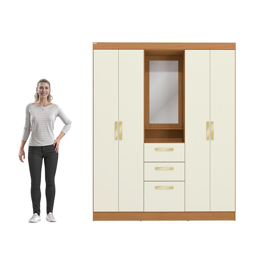 Guarda-Roupa 5 Portas 4 Gavetas Kappesberg Capelinha - R591 - 3