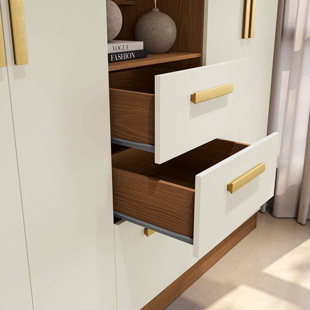 Guarda-Roupa 5 Portas 4 Gavetas Kappesberg Capelinha - R591 - 5