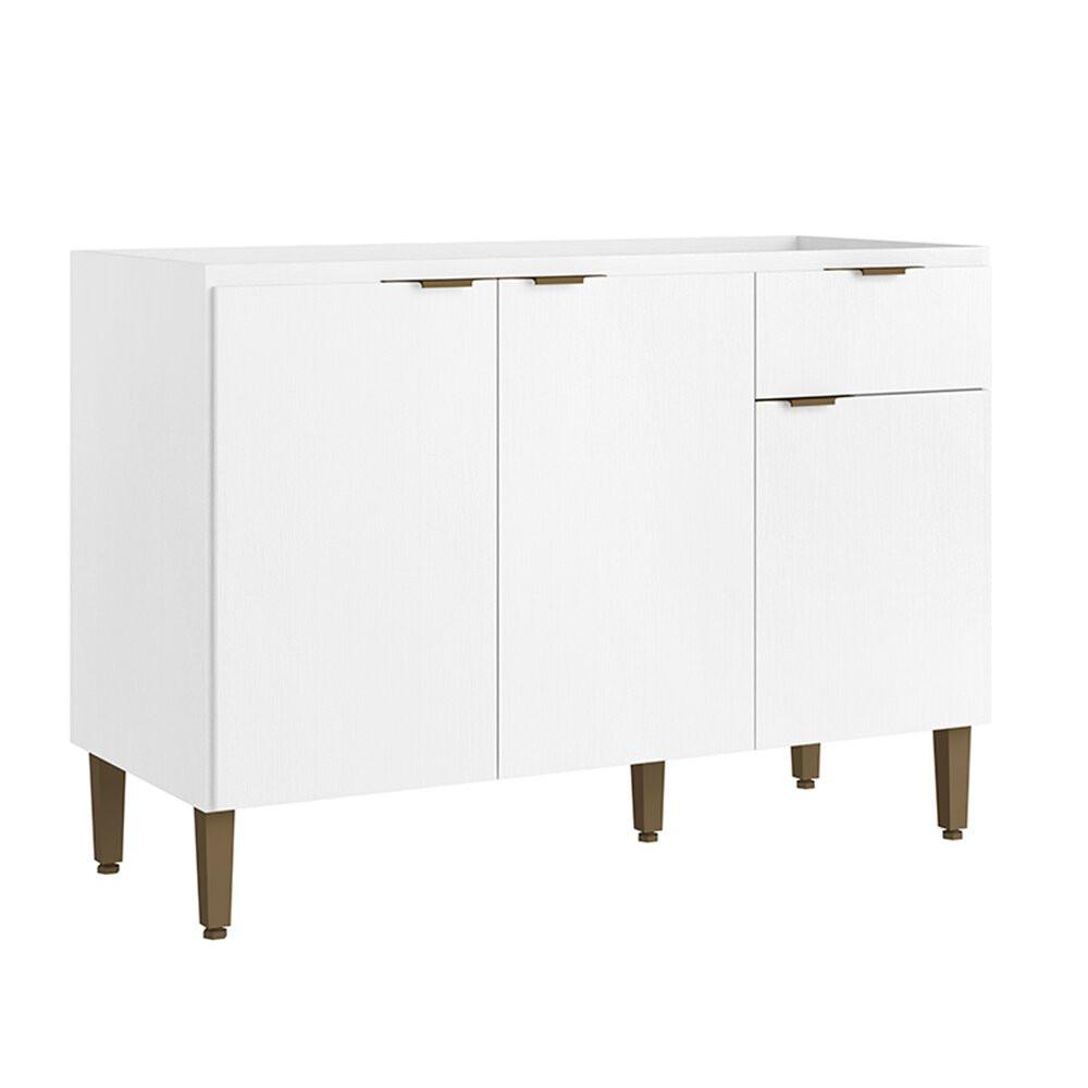 Balcão Leticia 120cm 3 Portas 1 Gaveta THB - 1