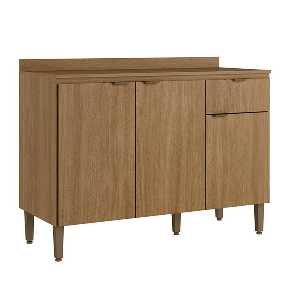 Balcão Leticia 120cm 3 Portas 1 Gaveta THB - 3