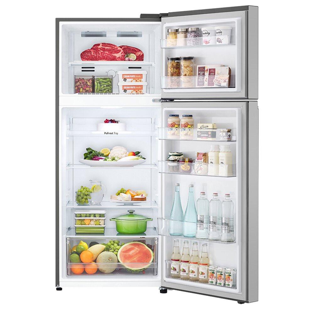 Geladeira 2 Portas 375 Litros LG Frost Free Inverter Inox Look GN-B372PFM - 2