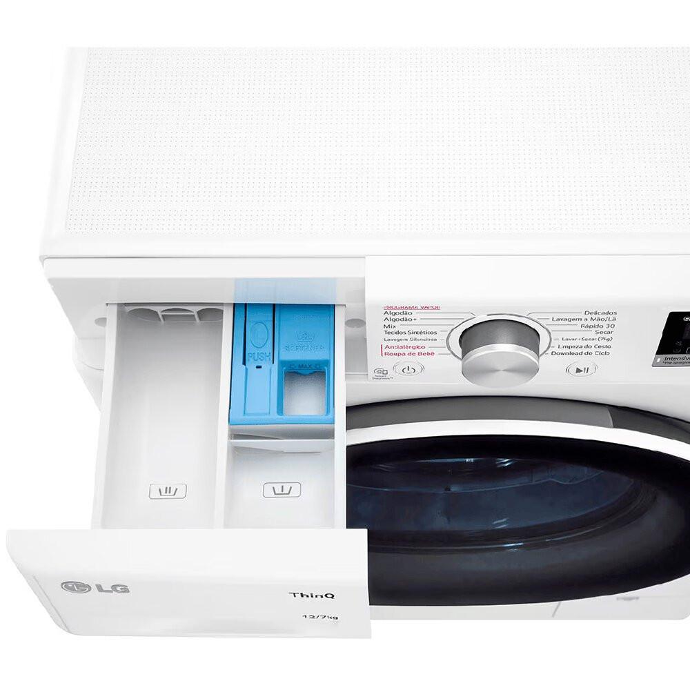 Lava e Seca LG Smart VC4 12 kg com Inteligência Artificial AIDD CV5012WCA - 10