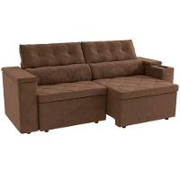 Sofá Roma S211 2,60 Metros com Braço Baú Kappesberg - 1