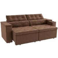 Sofá Roma S211 2,60 Metros com Braço Baú Kappesberg