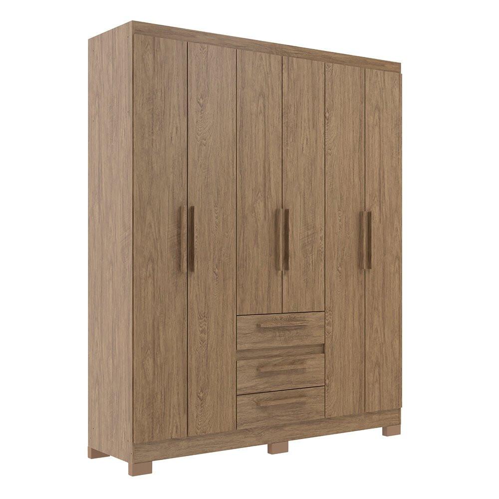 Guarda-Roupa 6 Portas 3 Gavetas Decibal - RP3636 - 1