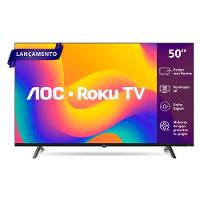 Smart TV AOC 50 Polegadas, DLED, 4K, Roku TV - 50U7045/78G - 2