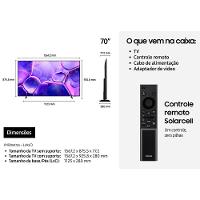 Smart TV 70 Polegadas U8500F 2025, Crystal UHD 4K UN70U8500FGXZD Samsung