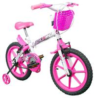 Bicicleta Pinky WR Aro 16 Quadro 10 Polegadas Rodinhas Laterais Track Bikes - 2