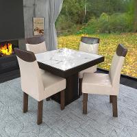 Conjunto Mesa com 4 Cadeiras Talismã Milão 100x100 - 5