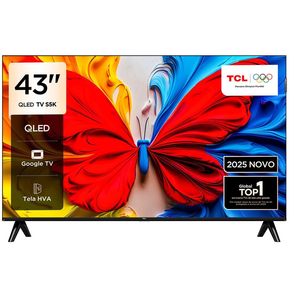 Smart TV 43 Polegadas Google TV QLED 43S5K TCL - 1