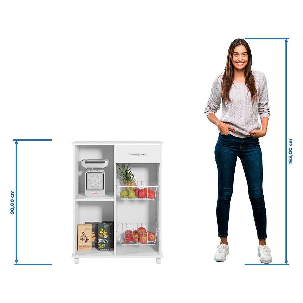 Balcão Fruteira 1 Porta 1 Gaveta Notável Belize New - 3