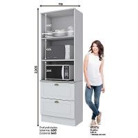 Torre Quente Henn Americana, 2 Portas, 2 Gavetas, 2 Nichos - C351 - 3