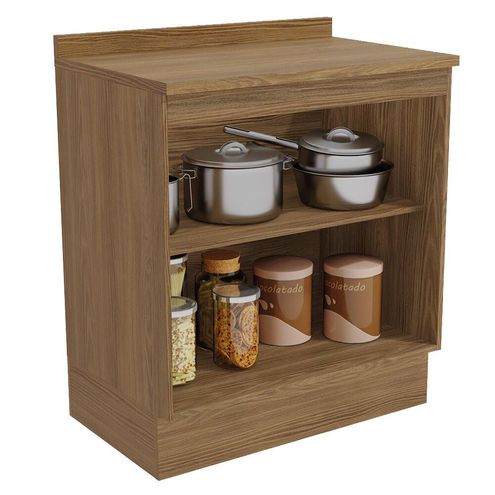 Balcão Multiuso com Tampo 80cm Kappesberg Botanic, 2 Portas - CB773 - 3