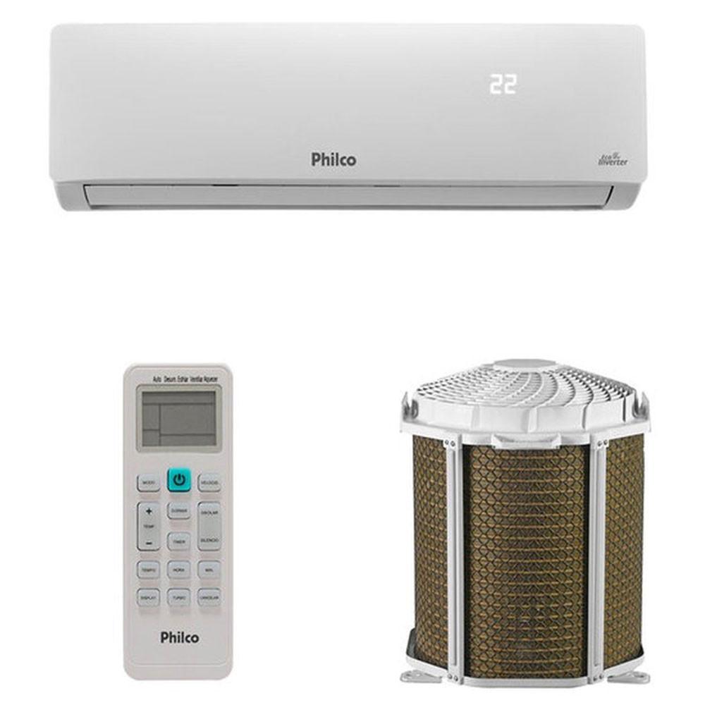 Ar-Condicionado 9000 BTUs Philco Inverter Quente e Frio PAC9QC - 1