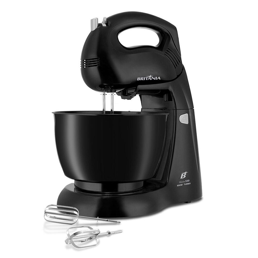 Batedeira Britânia New Pérola 550 Turbo, 500W, Preto - 2
