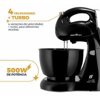 Batedeira Britânia New Pérola 550 Turbo, 500W, Preto - 10