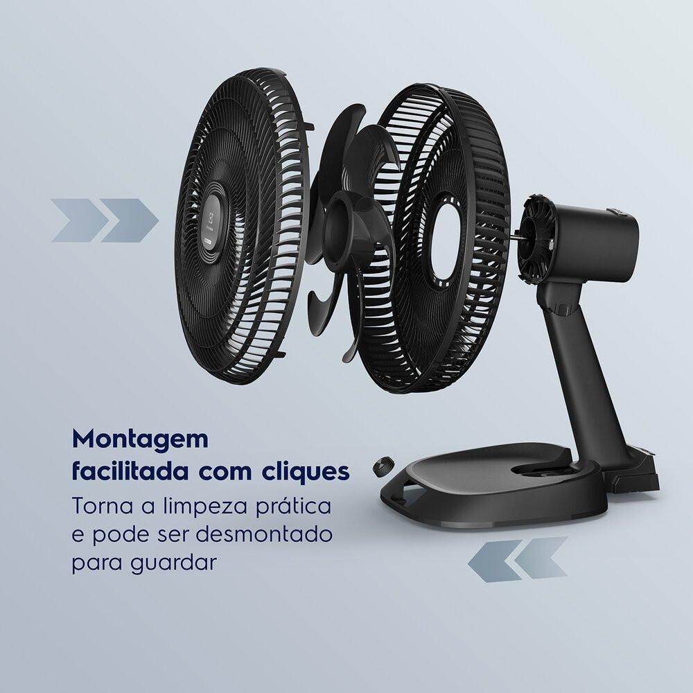 Ventilador de Mesa 40cm 6 Pás DuoForce Air EFD40 Electrolux - 5
