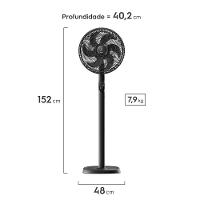 Ventilador de Coluna 40cm 6 Pás DuoForce Air EFS40 Electrolux - 2