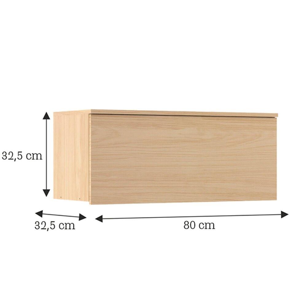 Armário Aéreo 1 Porta Basculante 80 cm  Andria 5600 Móveis Sul - 3