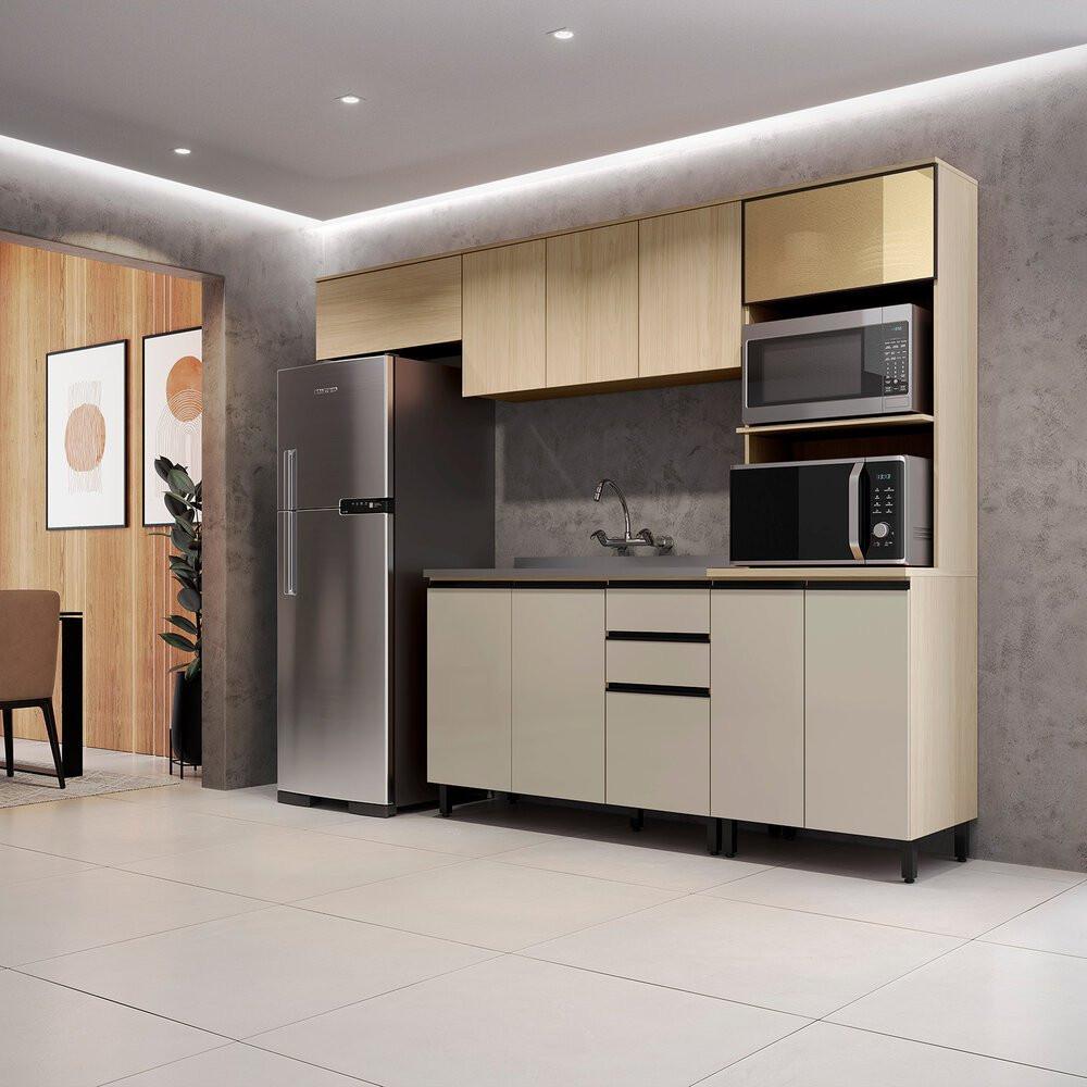 Armário Aéreo 1 Porta Basculante 80 cm  Andria 5600 Móveis Sul - 5