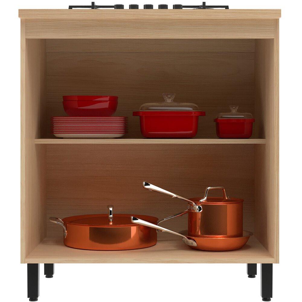 Balcão para Cooktop 2 Portas 80 cm Andria 5599 Móveis Sul - 2