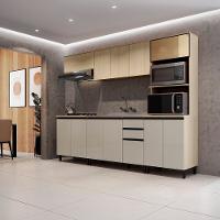 Balcão para Cooktop 2 Portas 80 cm Andria 5599 Móveis Sul - 4