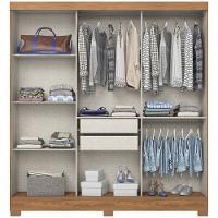 Guarda-Roupa 3 Portas de Correr com Espelho B376 Henn - 3