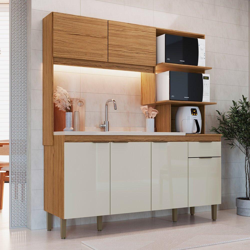 Cozinha Compacta 6 Portas 1 Gaveta CO1610 Decibal - 3