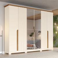 Guarda-Roupa 6 Portas com Espelho Napoli Henn - 4