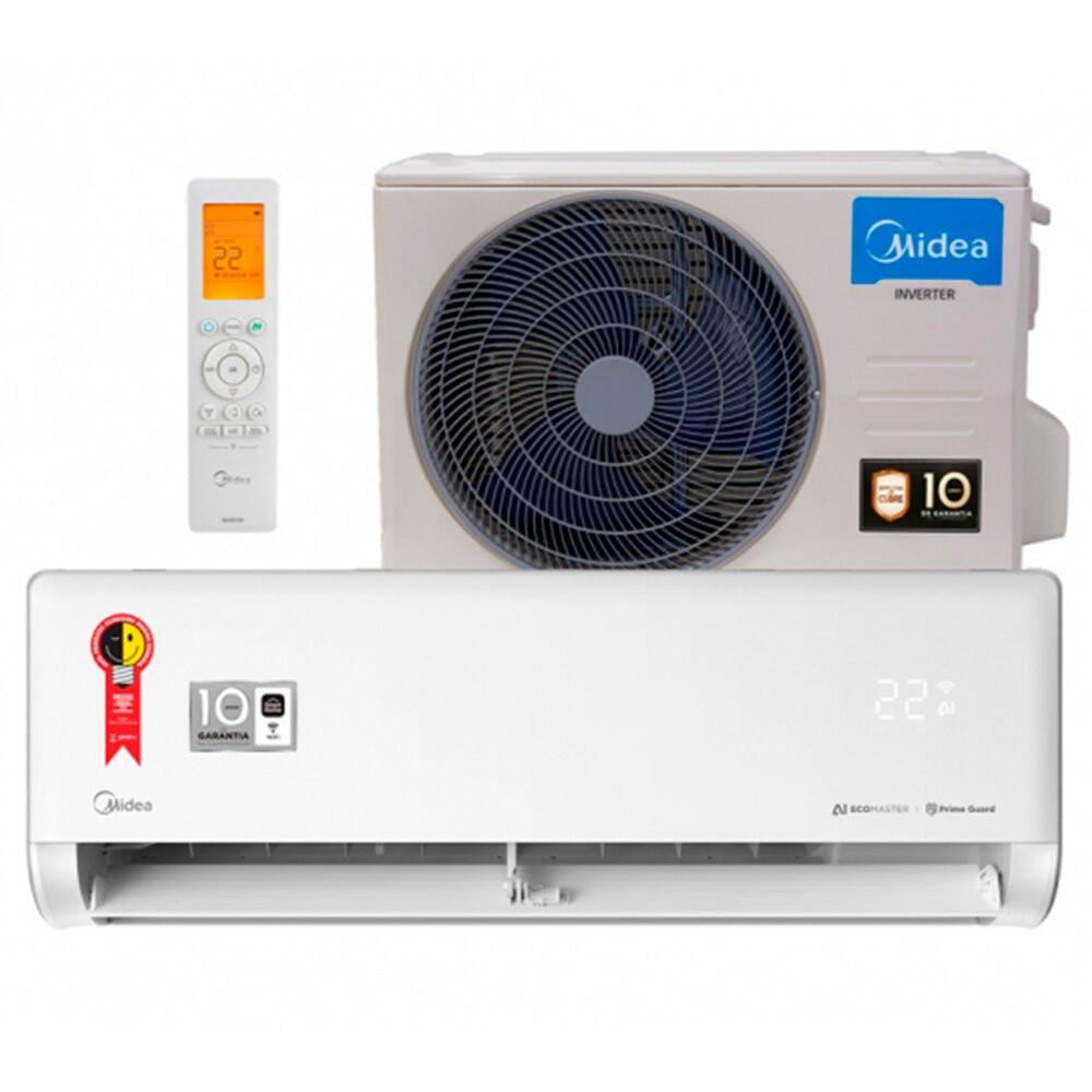 Ar-Condicionado Split 9000 BTUs AI Ecomaster, Inverter, Quente e Frio Midea - 1