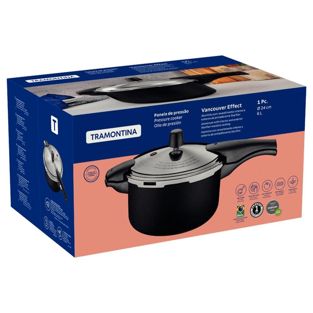 Panela de Pressão 6 Litros Tramontina Vancouver Effect 20592-424 - 3