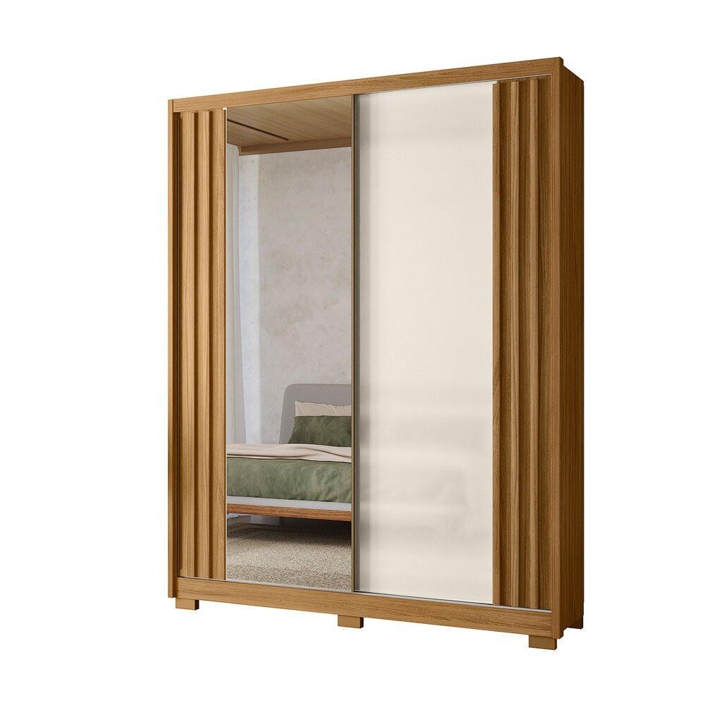 Guarda-Roupa 2 Portas 3 Gavetas Com Espelho Moval Colorado - 1